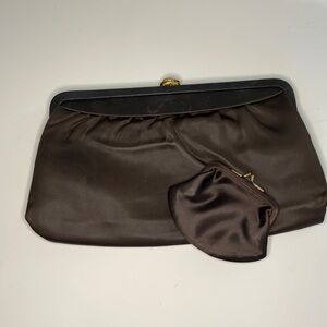 Vintage clutch purse with matching coin purse.
